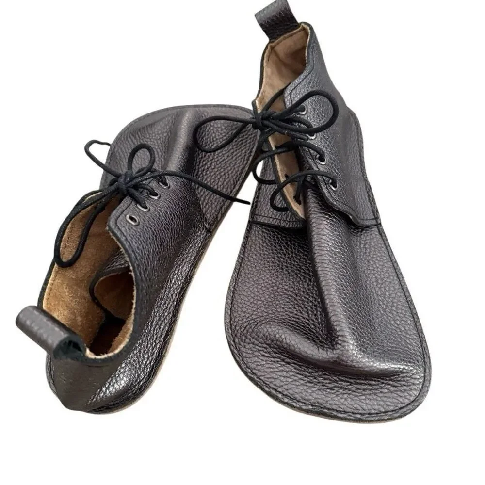 Everleigh Meadow Oxford Bootie Metallic Gray Size 8 Barefoot New